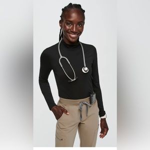 Figs Mock Neck Longsleeve limited edition style Pima/Modal soft sweater ,size L